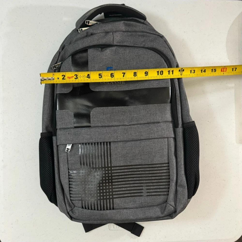 Oulanshi School Business Laptop Backpack with USB Charging Port Unisex NWT - Picture 8 of 17